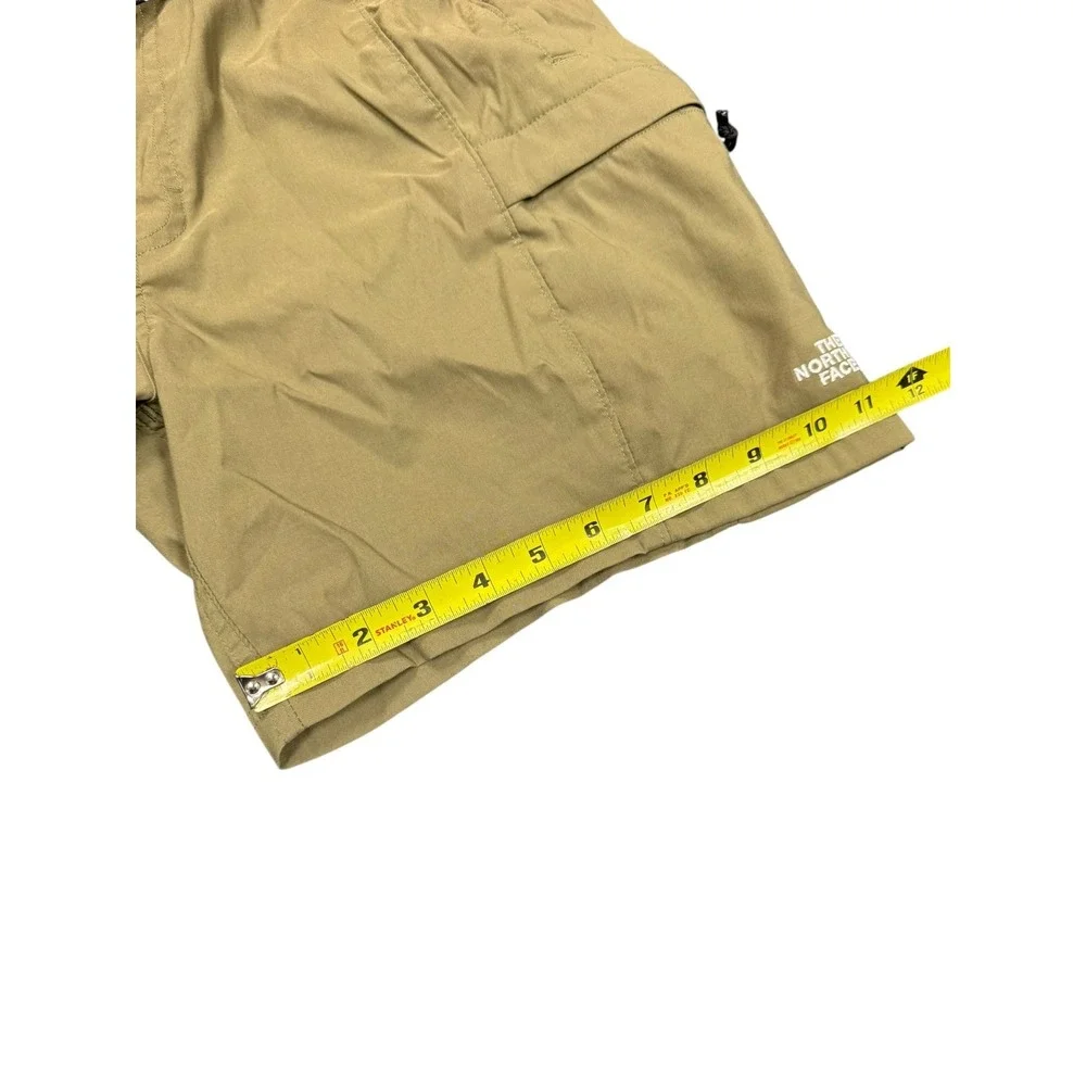 The North Face Cargo Shorts Mens Size M Green Excellent Nylon Belted Hiking